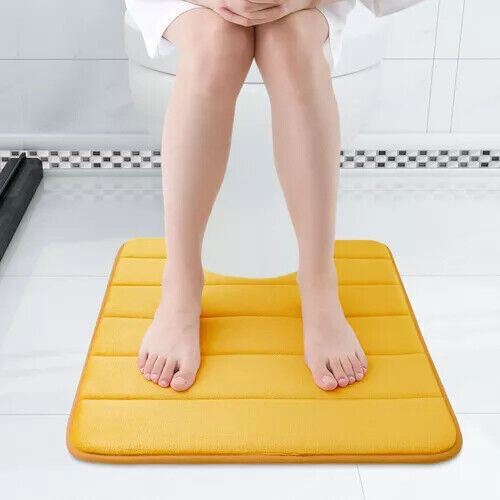 U Shaped Toilet Rugs (Orange)