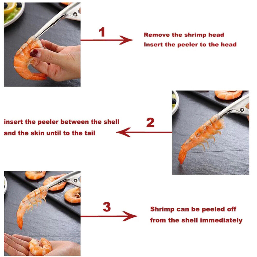 Stainless Steel Peeler Shrimp Prawn