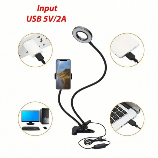 Phone stand 3.5-inch selfie ring light with phone stand