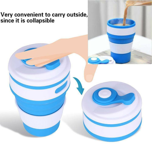 Collapsible Silicone CUP-Blue