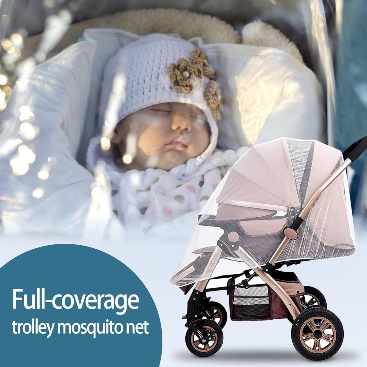 1pc Plus Stroller Mosquito Net