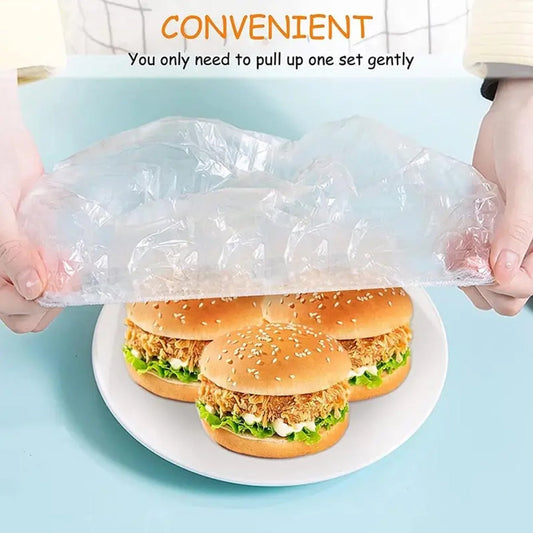 100Pcs/bag Disposable Food Cover