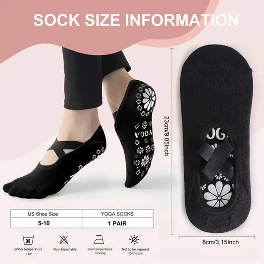 Criss Strap Non Slip Yoga Socks