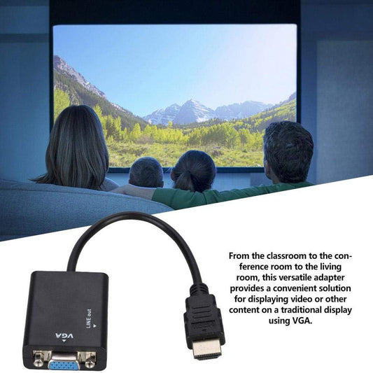 Mini HDTV to VGA Converter Adapter