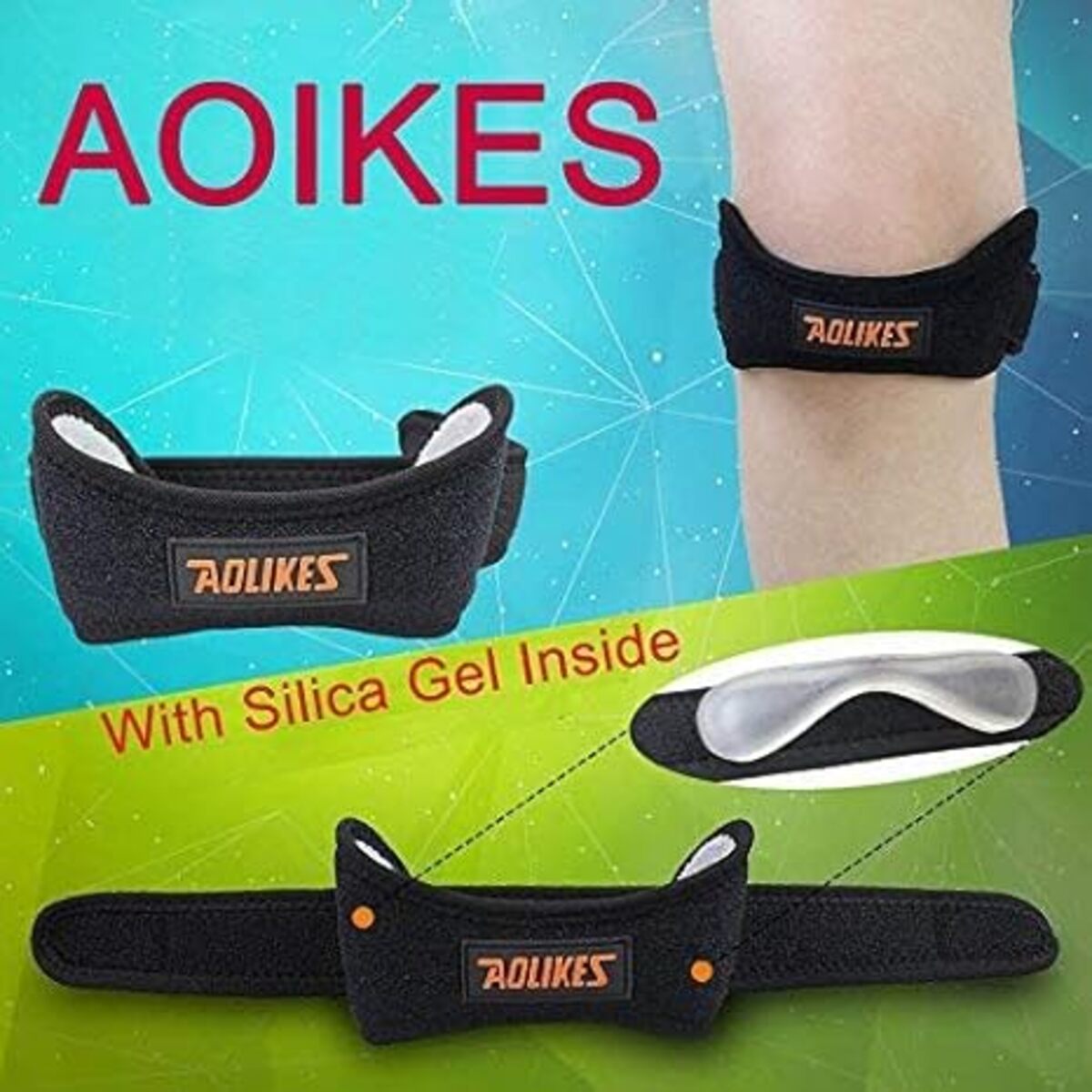 Knee Stabilizing Brace Support BLACK