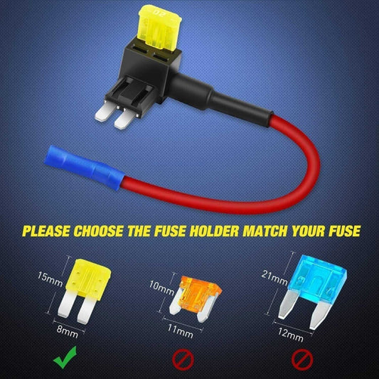 5PCS 12V 20 Amp Mini Car Add-a-circuit Fuse