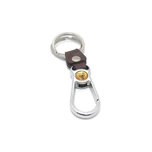 1pc Genuine Leather Car Keychain