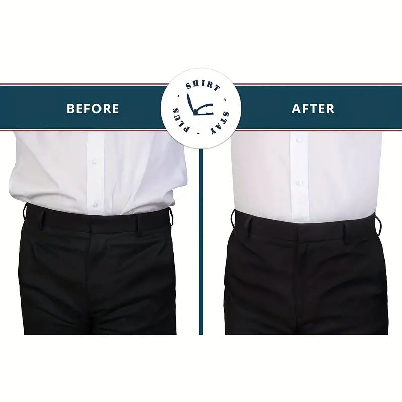 3 Clips Men's Wrinkle Resistant Suspender Belt