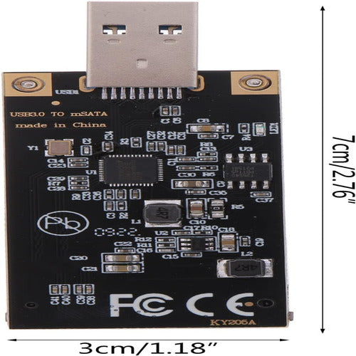 USB 3.0 To MSATA Converter ASM1153E Chipset Solid State Drive Mobile Hard Drive