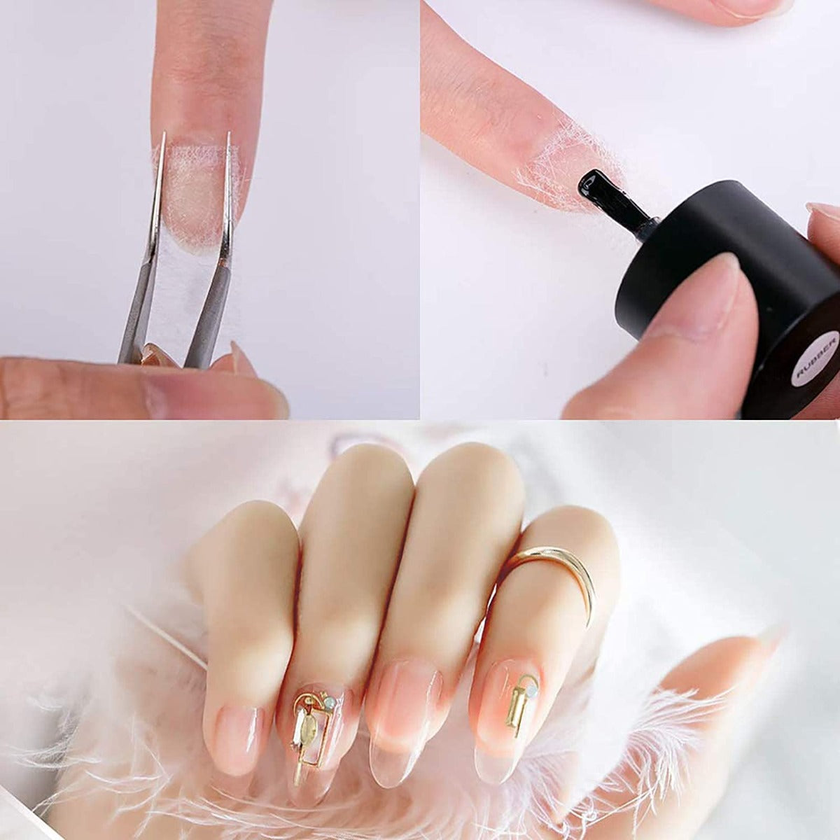 10 Pieces Fiberglass Nail Extension