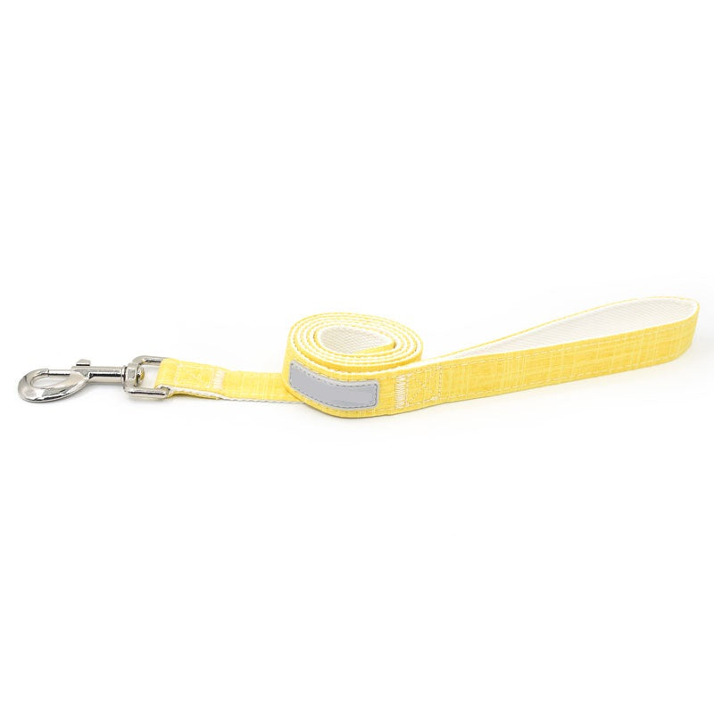 KL-039 PET PULL ROPE BAMBOO FIBER -Yellow-Small