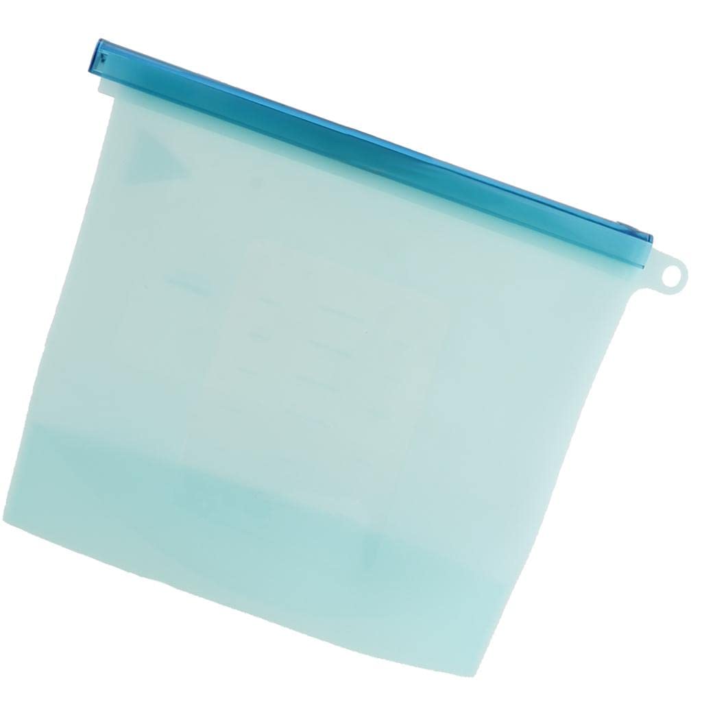 Reusable Food Storage Bags-Blue-1000ml