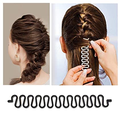 Effortless Hair Styling with Hair Twist Styling Bun Maker Braider Roller Hook for Women and Girls