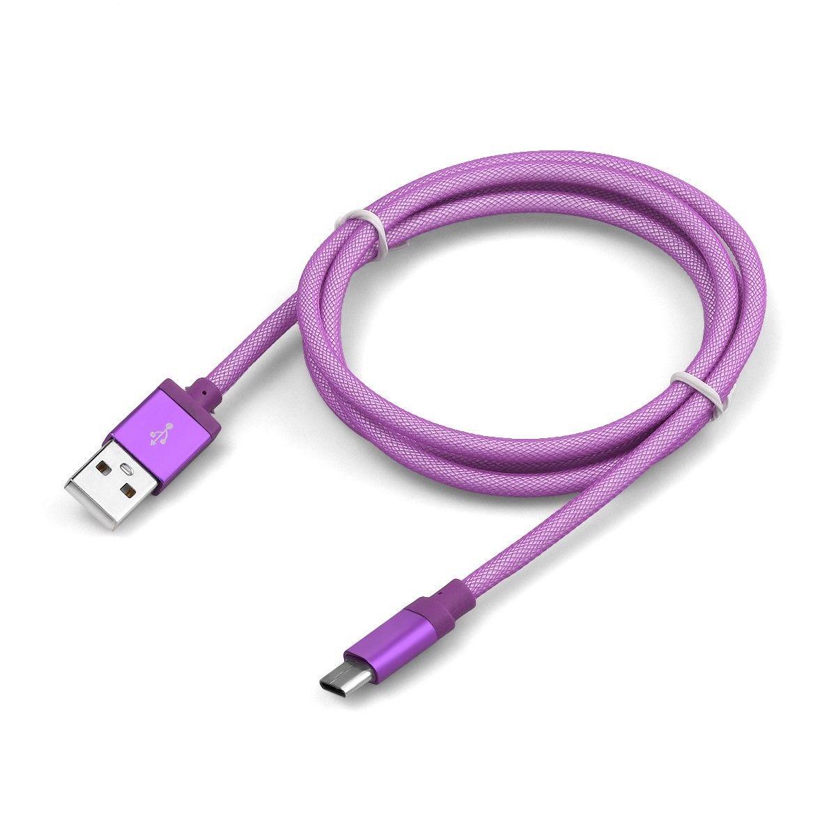 Type - C Fishing Net Braid Charging Cable