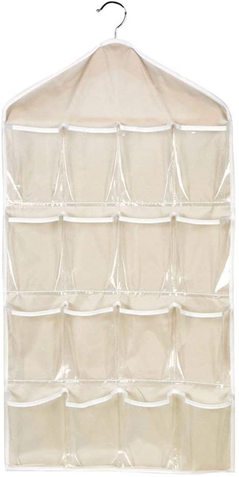 Foldable 16 pocket wardrobe organizer-Skin