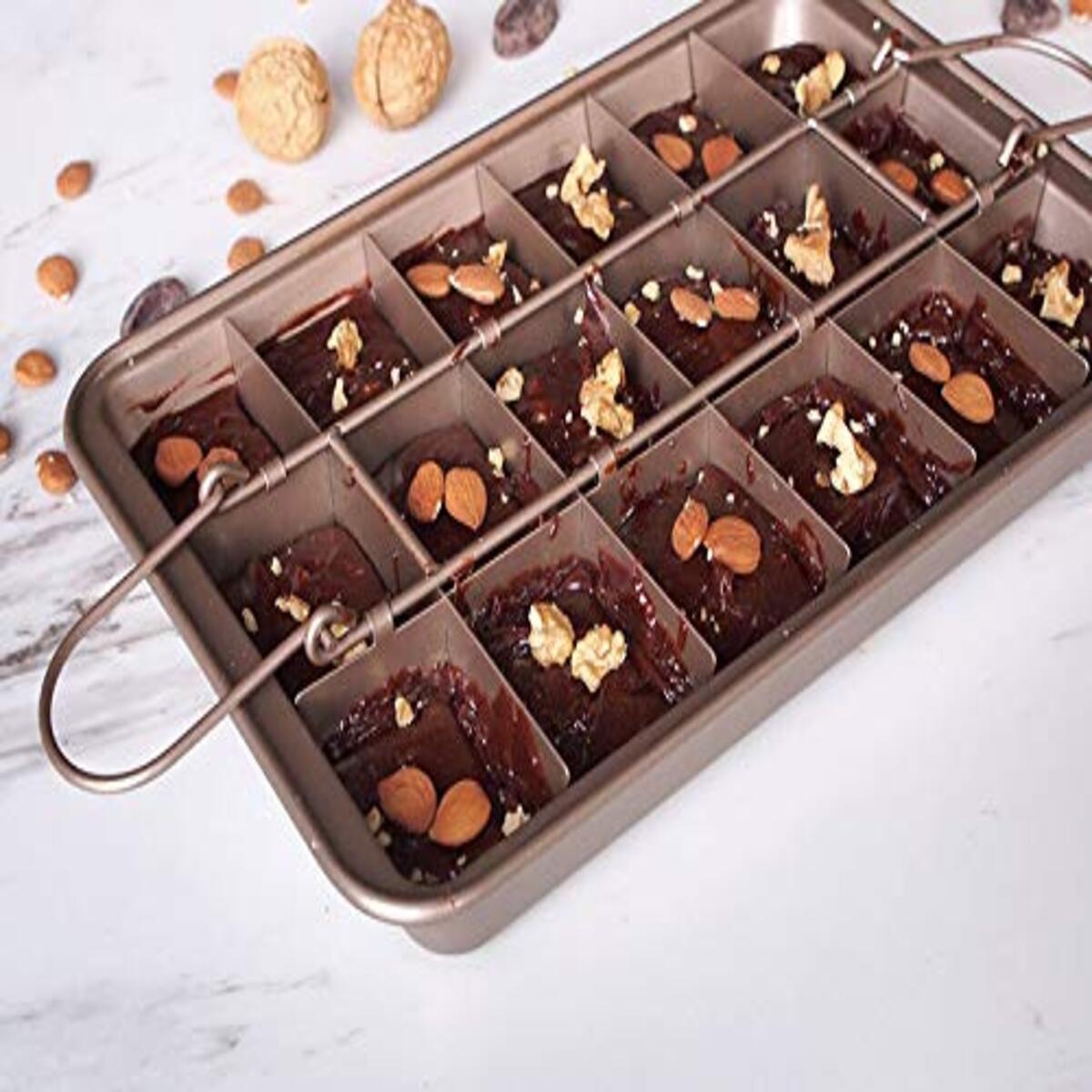 Non Stick Brownie Pans with Dividers Baking Pan