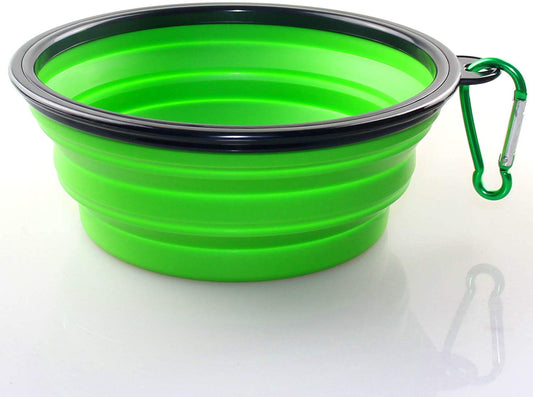 New Designed Food Grade Silicone Pet Bowl -Green