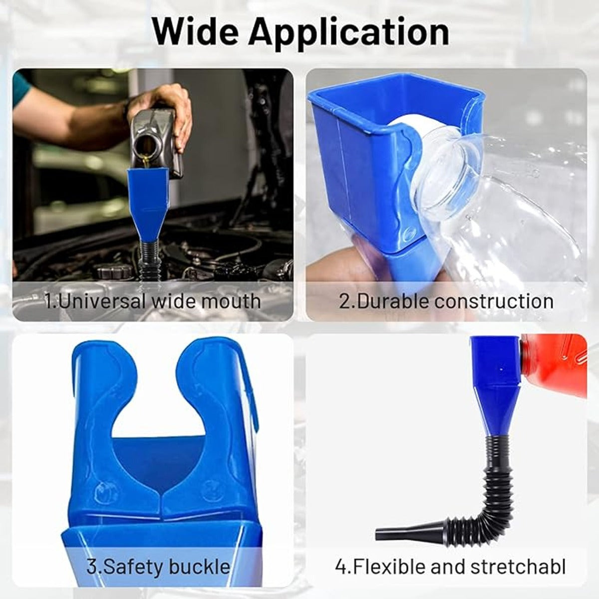Flexible Draining Tool Snap Funnel