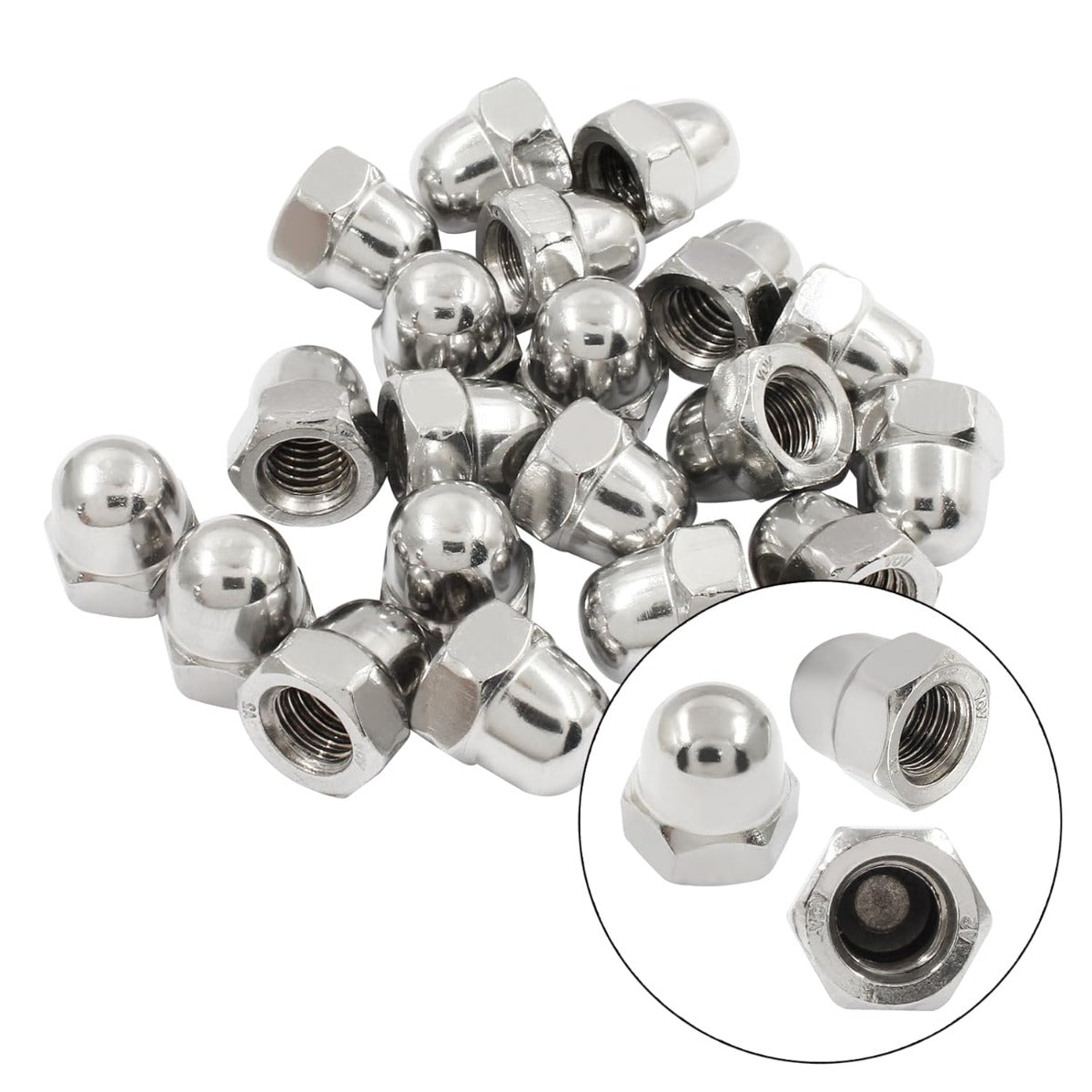 Stainless Steel Hex Cap Dome Head Nuts