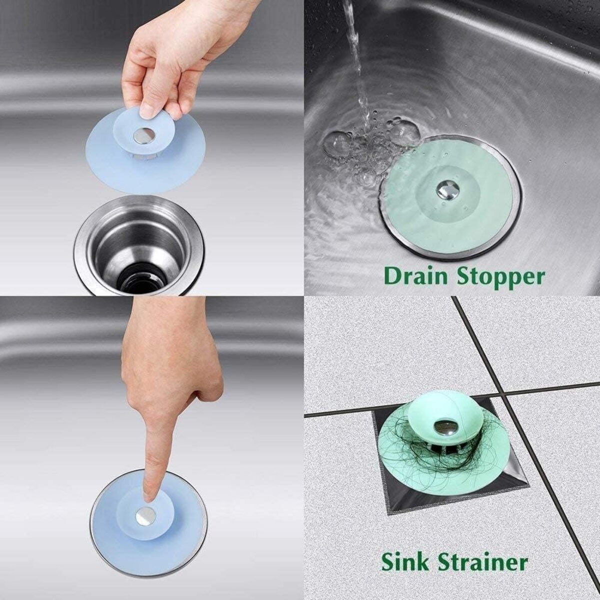 Push-type Silicone Floor Drain