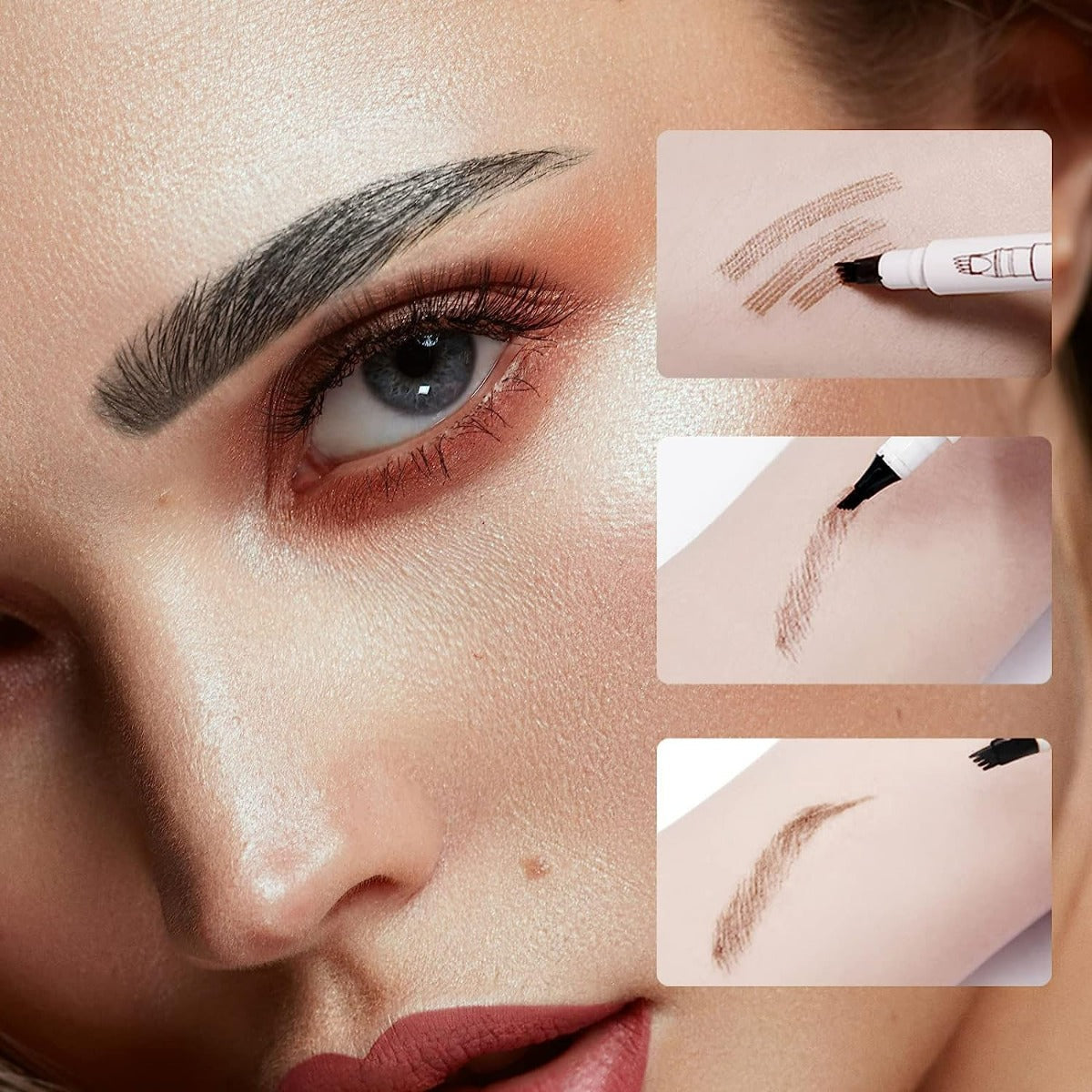 Waterproof Eyebrow Micro Pen-Chestnut