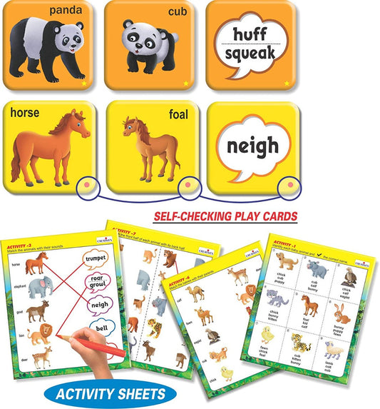 Animals Their Babies and Sounds Card