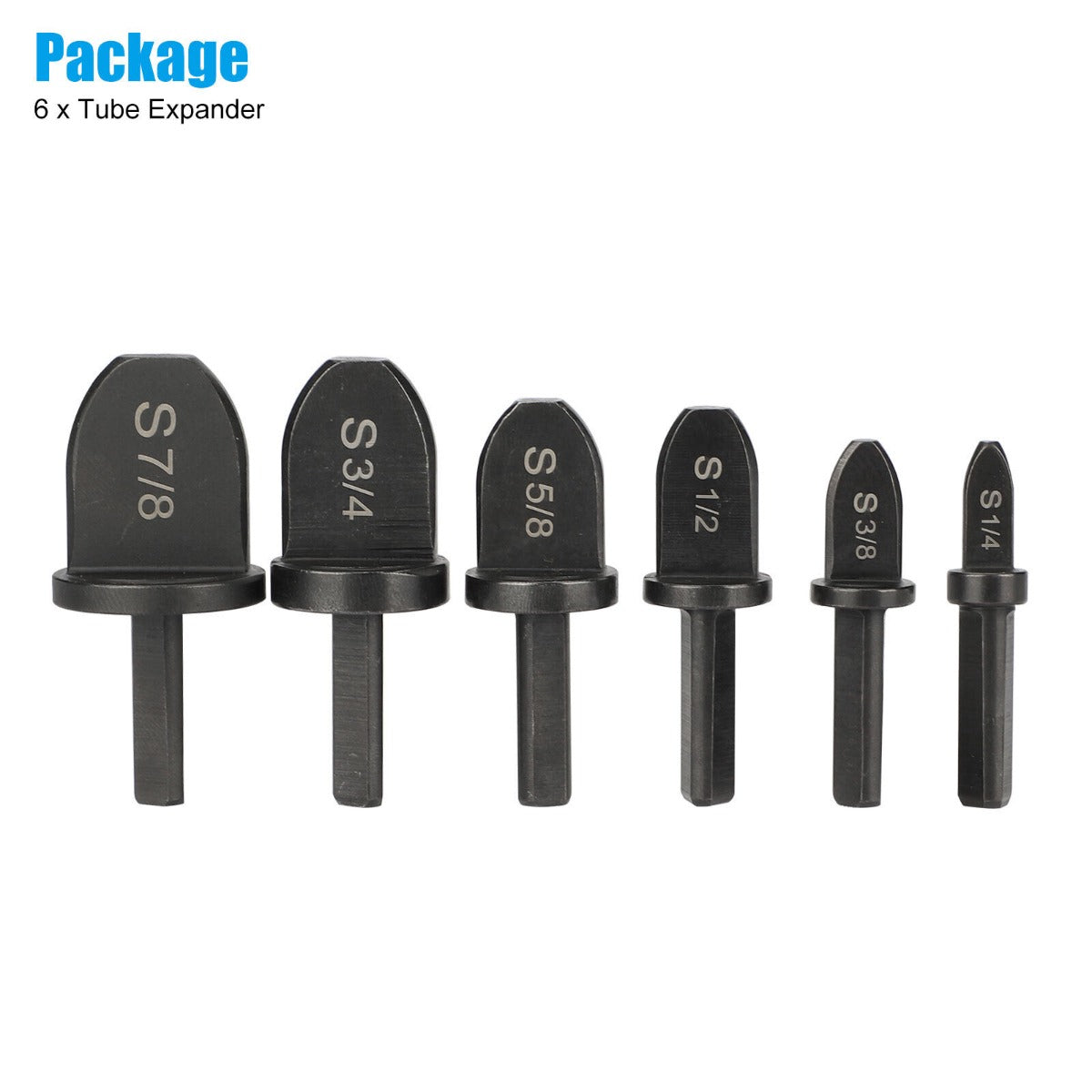 6pcs Swaging Tool Drill Bit Set