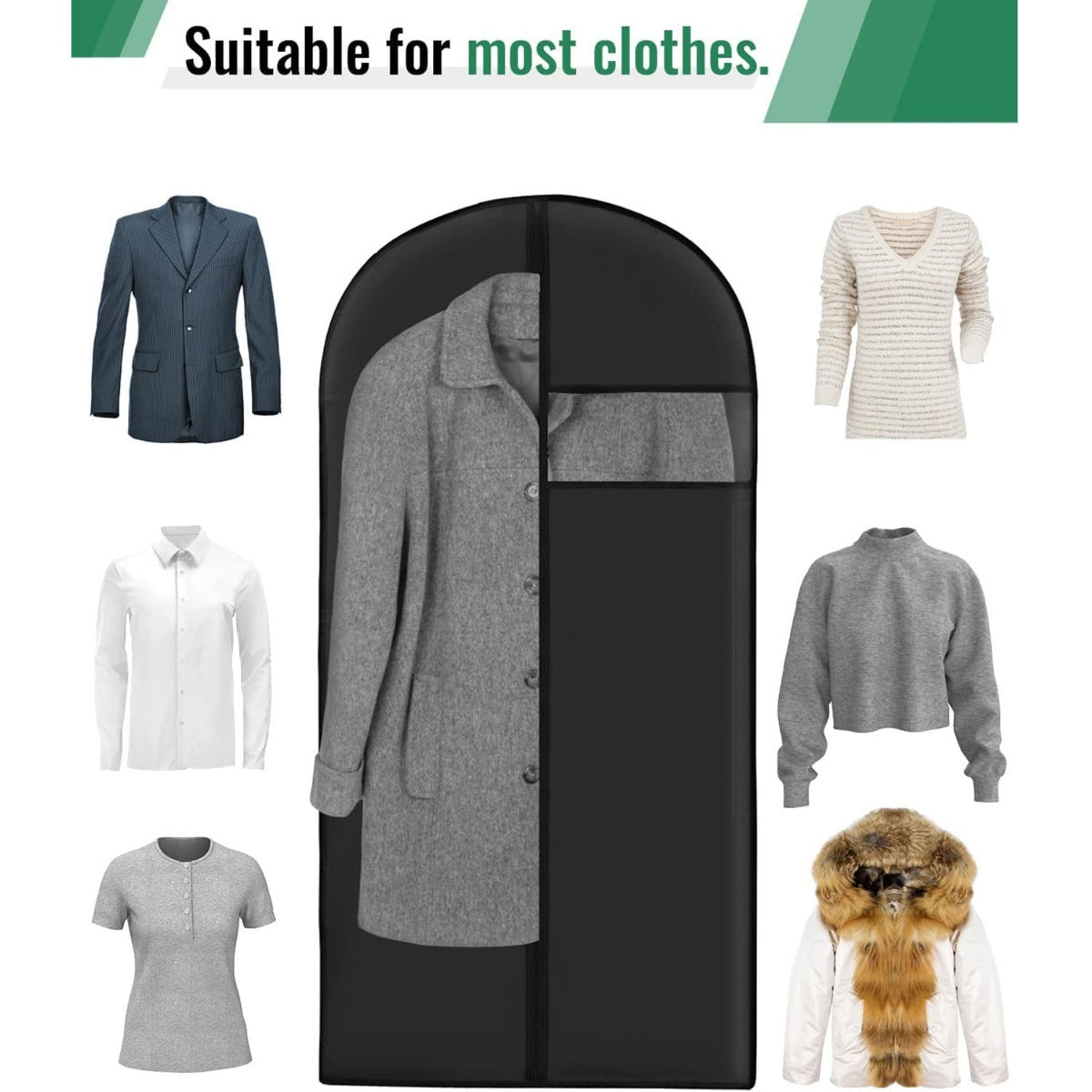 Garment Bags For Men Suit Cover - 1pcs