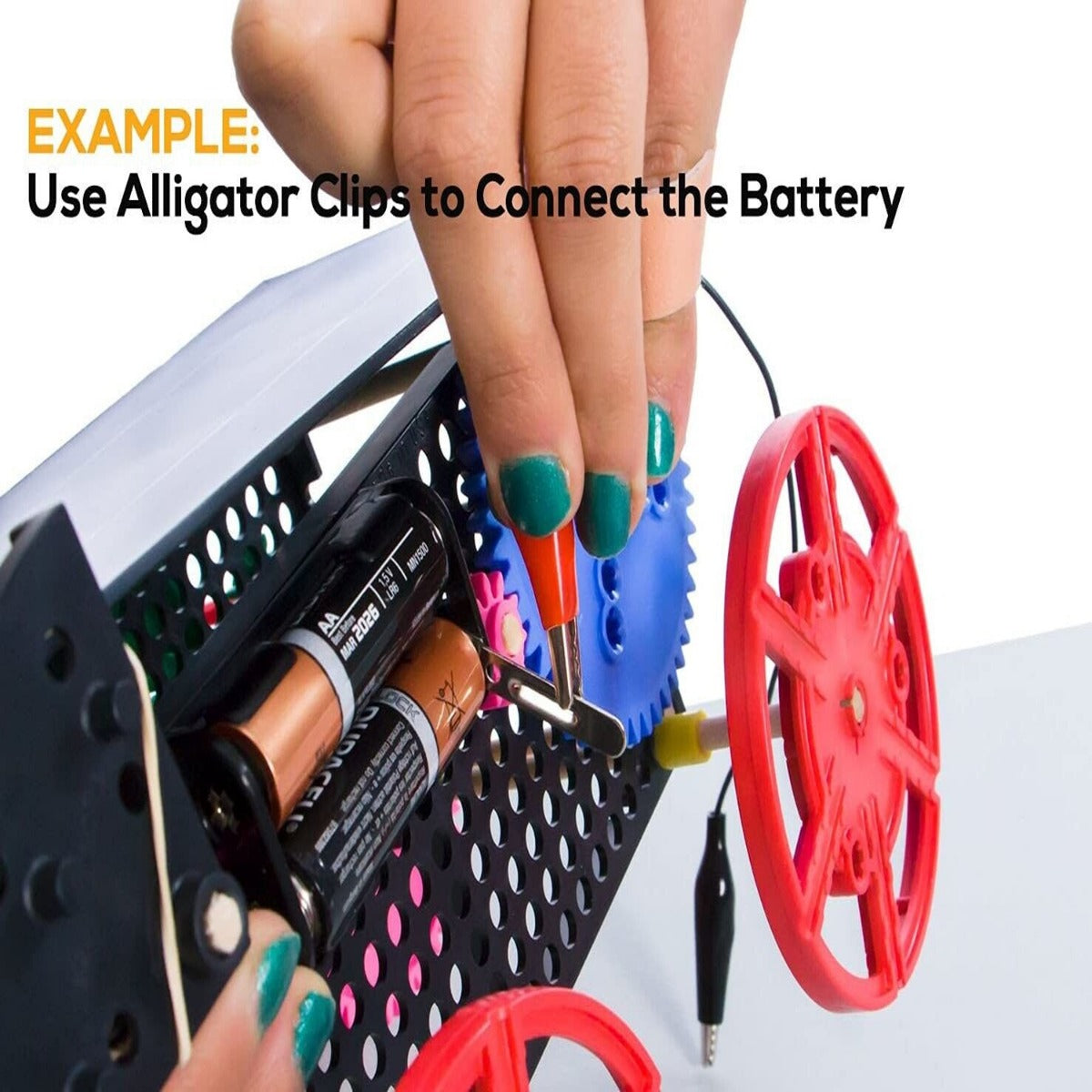 10pcs Alligator Clips Electrical DIY Test Leads