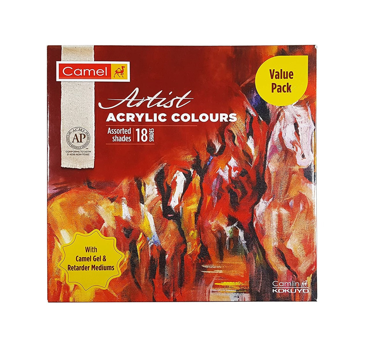 Camel Artist Acrylic 18 Shades