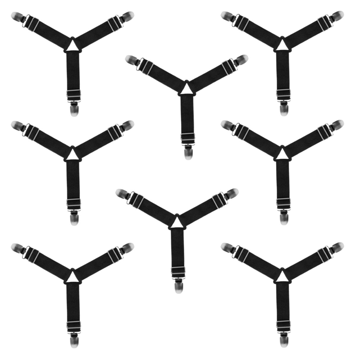 Triangle Bed Mattress Sheet Clip-Black