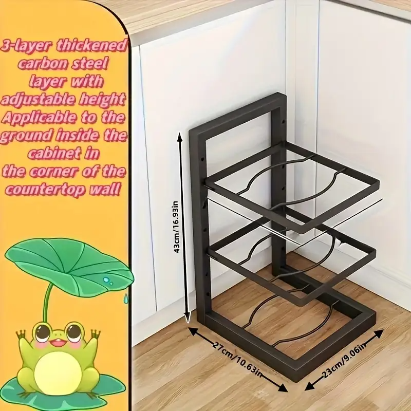 1PC Multi-layer Pot Storage Rack