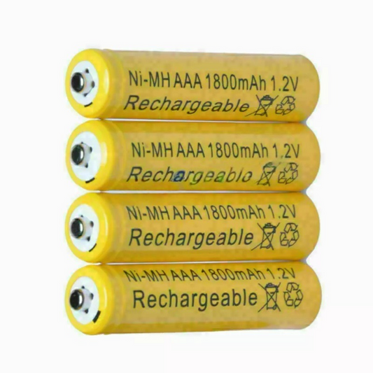 Ni-MH AAA 1800mAh 1.2V Rechargeable Batteries (4 Pack)