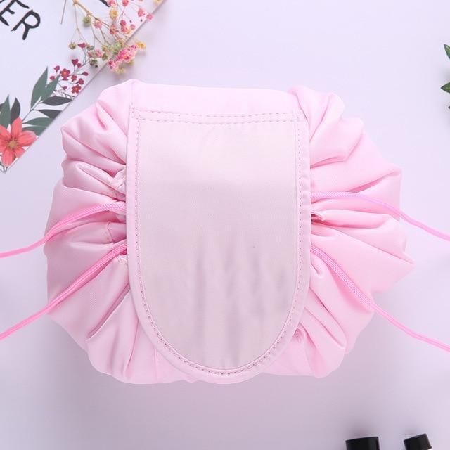 2 Pack Travel Make Up Wrap Bag-Pink