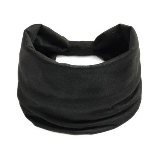 New Solid Color Elastic Wide Sports Headband Sweat Absorbent Yoga
