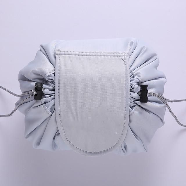 2 Pack Travel Make Up Wrap Bag-Grey