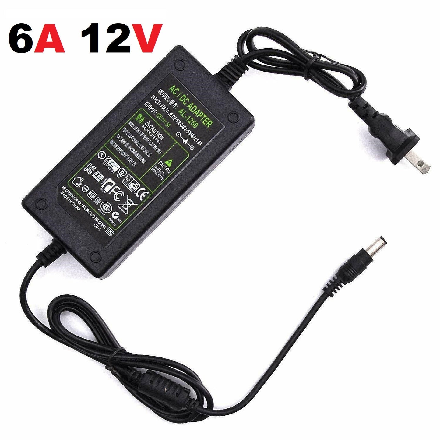 12V Adapter For LED Strip Light-6A 12V adapter