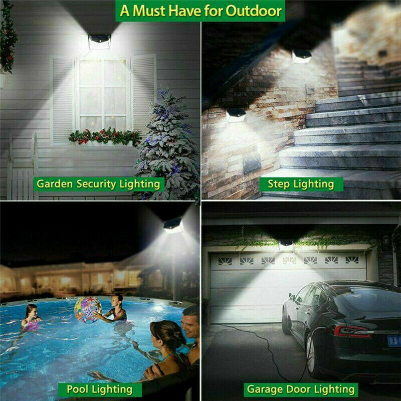 2Pcs Motion Sensor Solar LED Light