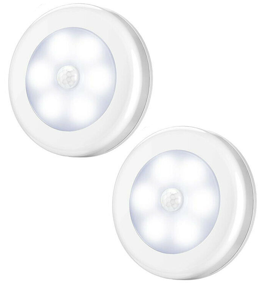 2pcs 6LED Motion Sensor Lights-2 Pack