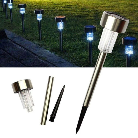Solar Garden Landscape Pathway Light -Cool White
