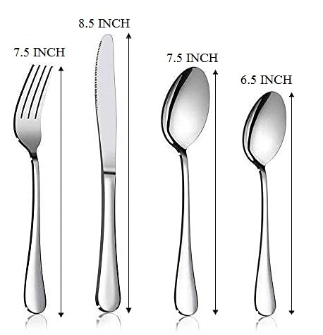 12pcs Flatware Set With Knife, Spoon And Fork