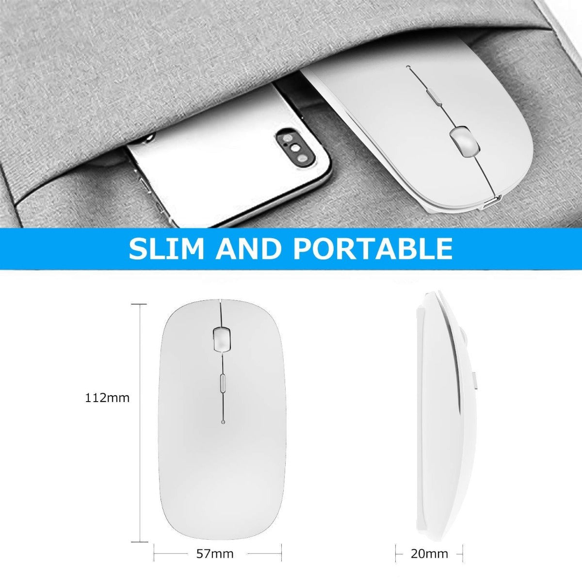 Wireless Mouse-White