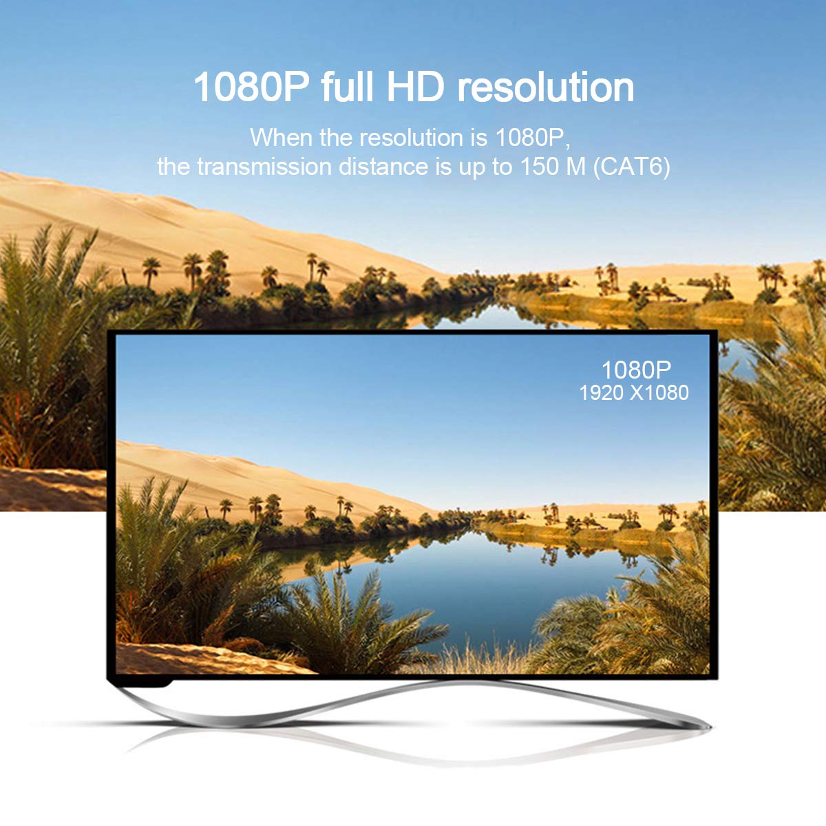 120m HDTV Signal Extender over CAT6 Network Cable
