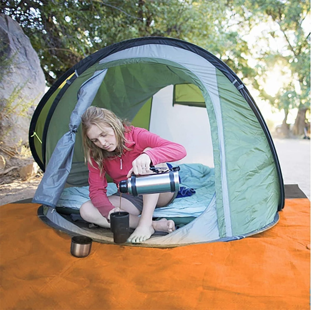 Waterproof Picnic Beach Mat -Orange