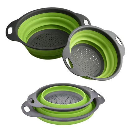 Collapsible Colander-Green