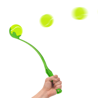 Dog Tennis Ball Launcher Thrower with Long Handle