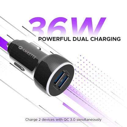 2 QC 3.0 USB Car Charger