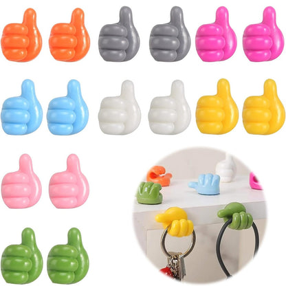 Thumb Shape Self Adhesive Hook