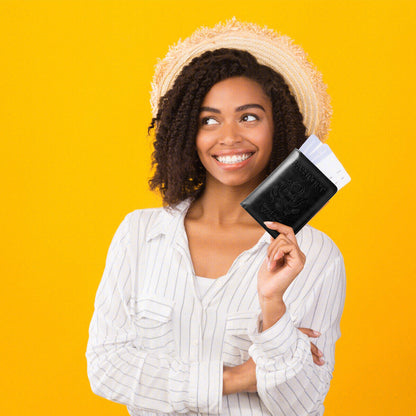 Passport Holder- Black