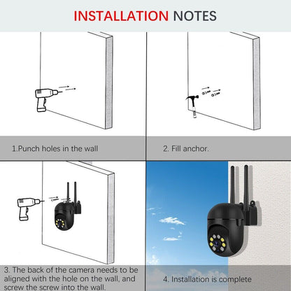 3MP HD Smart 5G Wifi Camera IP66